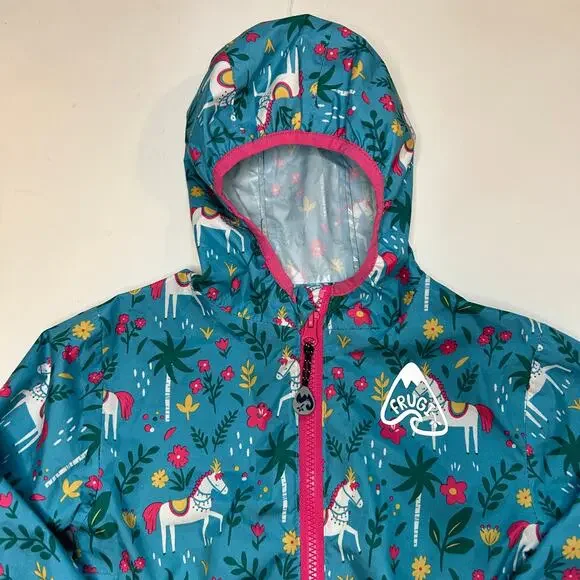 Frugi Girls Rain Or Shine Jacket 2-3Y